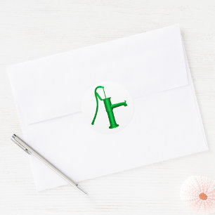 Green Water Pump Stickers