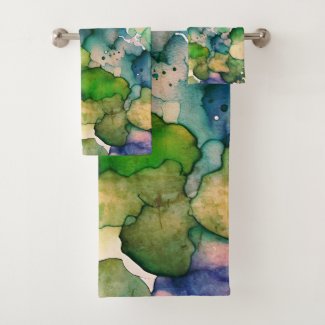 Green Watercolor Fusion 