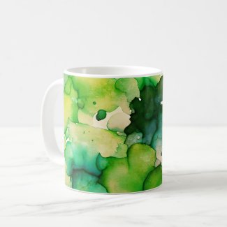 Green Watercolor Fusion 