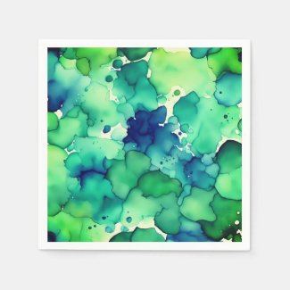 Green Watercolor Fusion 