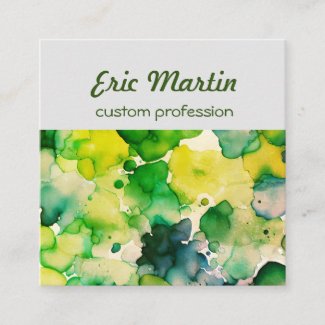 Green Watercolor Fusion 