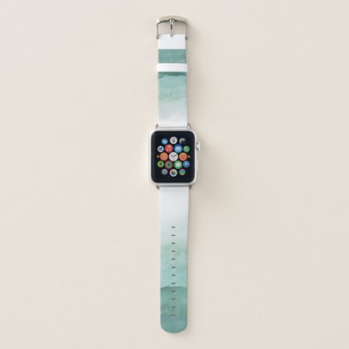 Green Watercolor Ombre Apple Watch Band