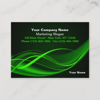 Green Wave Business Card