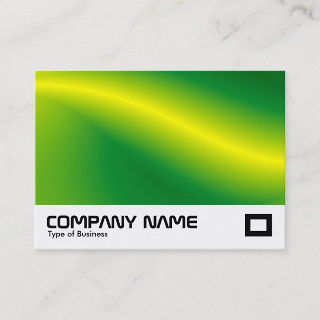 Green Wave Business Card (Front)