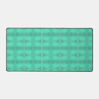 Green Wave Lengths Pattern Desk Mats