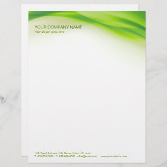 Green Wave Letterhead 