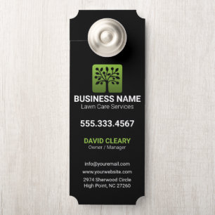 Green Wave Professional Tree Lawn Care Door Hanger