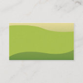 Green Waves - Business Business Card (Back)