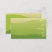 Green Waves - Business Business Card (Front/Back)