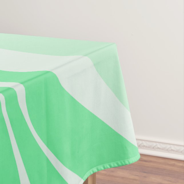 Green Waves Tablecloth (In Situ)