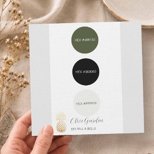 Green Wedding Colors In September Invitation
