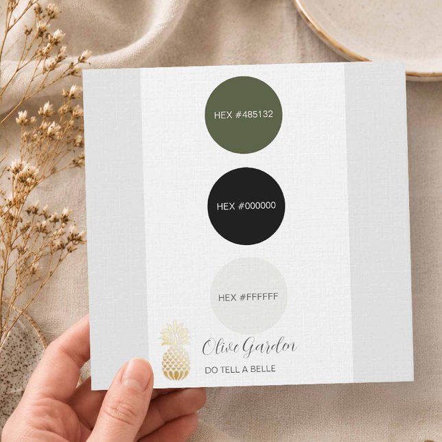 Green Wedding Colors In September Invitation (Fall wedding colors olive and black.)
