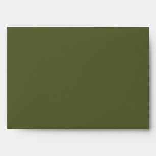 Green Wedding Envelope