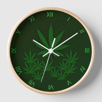 Green Weed Clock