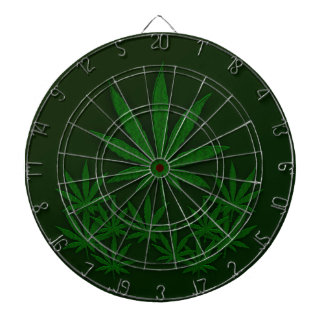 Green Weed Dartboard