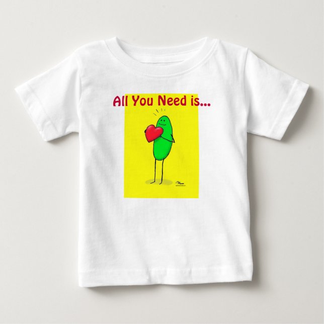 Green Weenii "All You Need is..." Infant Shirt (Front)