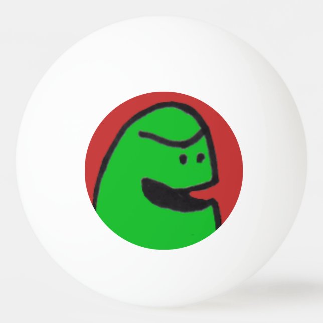 Green Weenii Ping Pong Ball (Front)