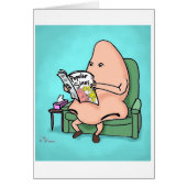 Green Weenii "Popular Sinus" Get-Well Card (Front)