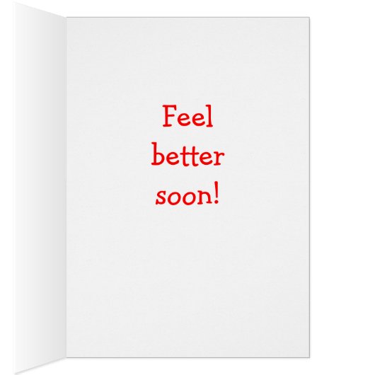 Green Weenii "Popular Sinus" Get-Well Card (Inside (Right))