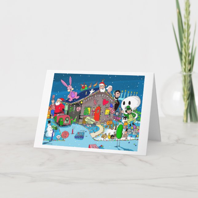 Green Weenii "Seasonal Disorder" Greeting Card (Front)