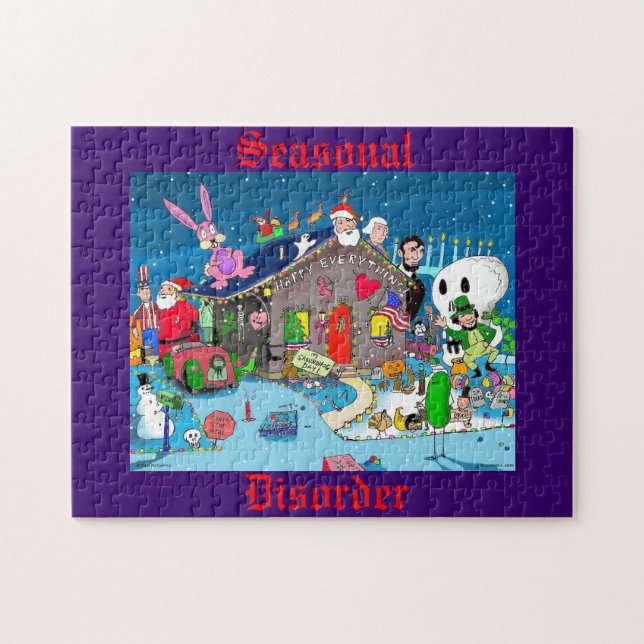 Green Weenii "Seasonal Disorder" Jigsaw Puzzle (Horizontal)