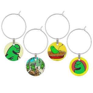 Green Weenii Wine Charms (Set 2)