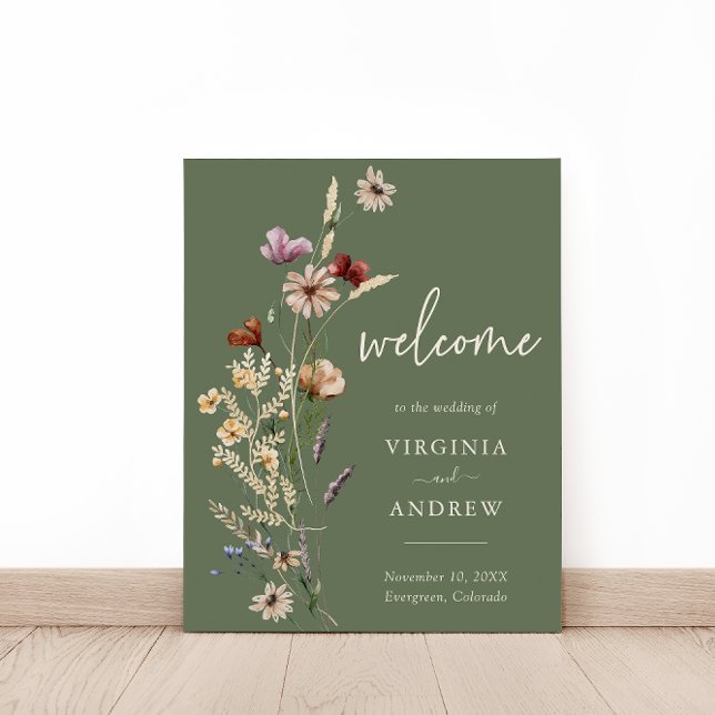 Green Welcome Wedding Foam Board (Green Welcome Wedding Foam Board
)