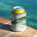 green whale can cooler