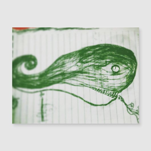 green whale drawing manga anime (Front)