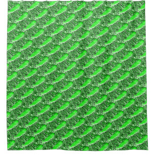 green whale pod design shower curtain