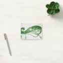 green whale post-it notes