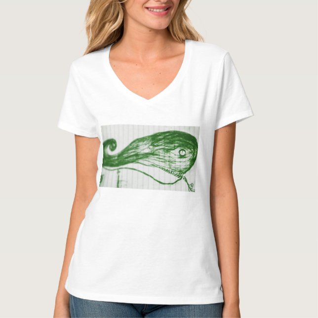 green whale T-Shirt (Front)