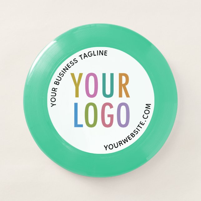 Green Wham-O Frisbee Ultimate 175g Custom Logo (Front)