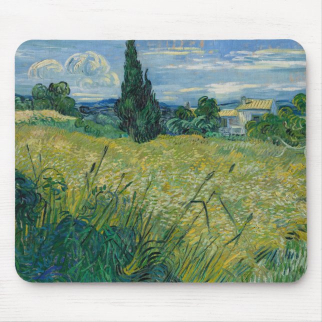 Green Wheat | 1889 Mouse Pad (Front)
