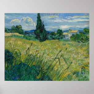 Green Wheat   1889 Poster