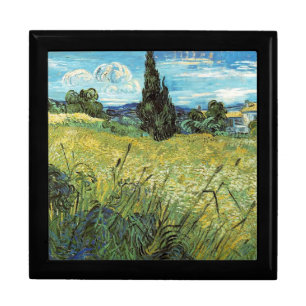 Green Wheat Field Vincent van Gogh Gift Box