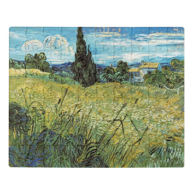 Green Wheat Field  Vincent van Gogh  Jigsaw Puzzle (Puzzle Horizontal)