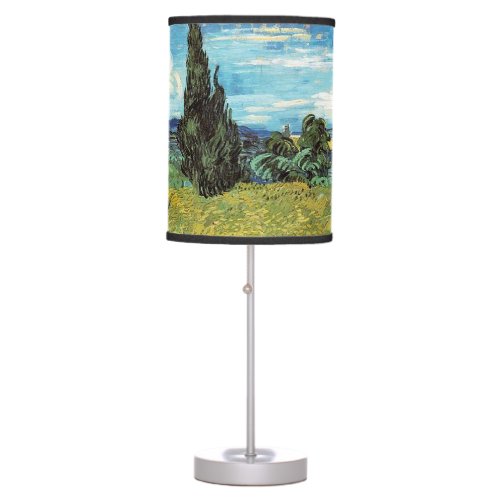 Green Wheat Field  Vincent van Gogh   Table Lamp