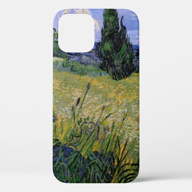 Green Wheat Field with Cypress by Vincent van Gogh Case-Mate iPhone Case (Back)