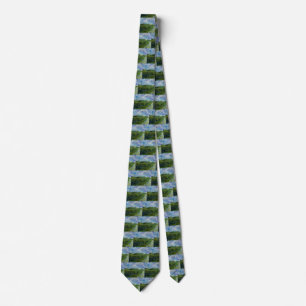 Green Wheat Fields by Vincent van Gogh Tie