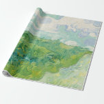 Green Wheat Fields Landscape Art Van Gogh Wrapping Paper<br><div class="desc">Green Wheat Fields,  Auvers,  1890,  oil on canvas painting by Vincent van Gogh</div>