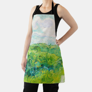 Green Wheat Fields, Van Gogh Apron