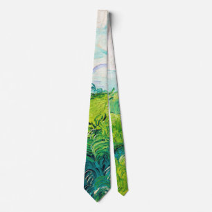 Green Wheat Fields, Van Gogh Neck Tie