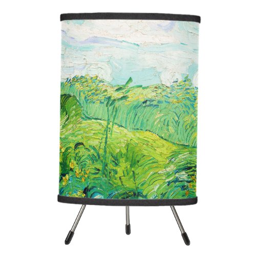 Green Wheat Fields Van Gogh Tripod Lamp