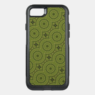 Green Wheel Mandala OtterBox Commuter iPhone SE/8/7 Case