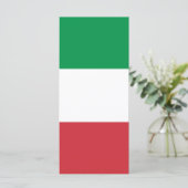 Green White and Red Italian Flag Colors (Standing Front)