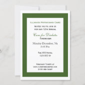 green white classy Corporate party Invitation (Front)