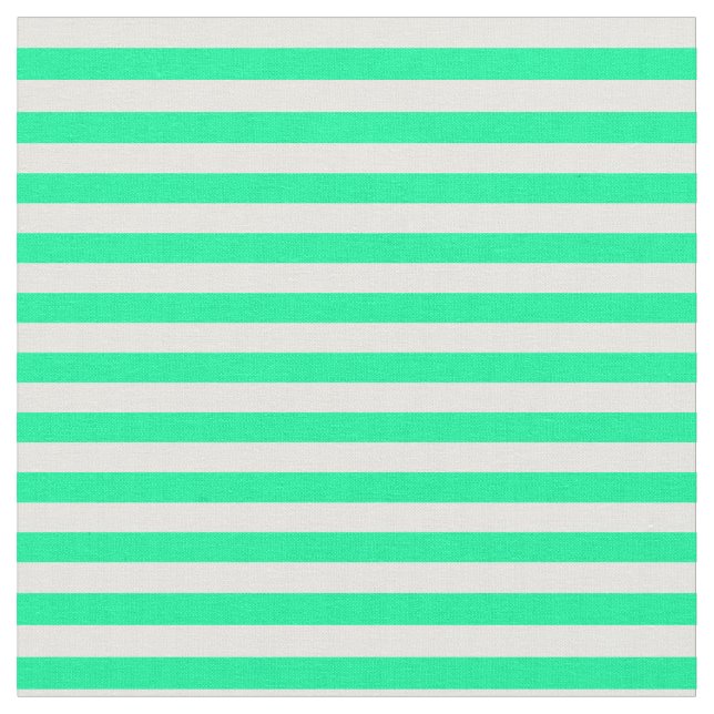Green & White Colored Pattern Fabric (Close Up)