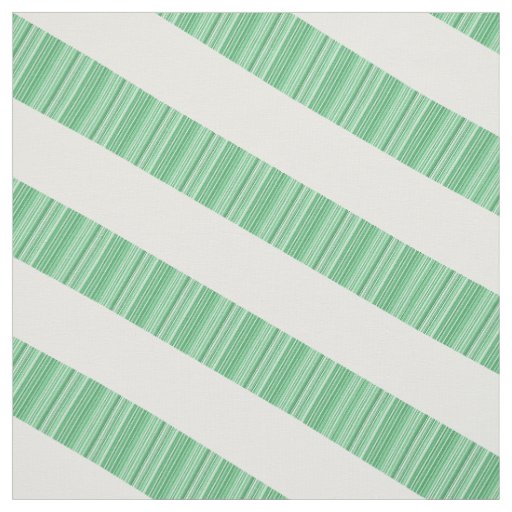Green White Diagonal Modern Stripes Fabric