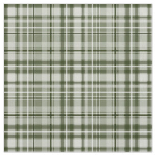 green white grayed jade tartan plaid fabric